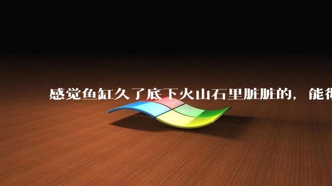 感觉鱼缸久了底下火山石里脏脏的，能彻底换水清理一遍不？