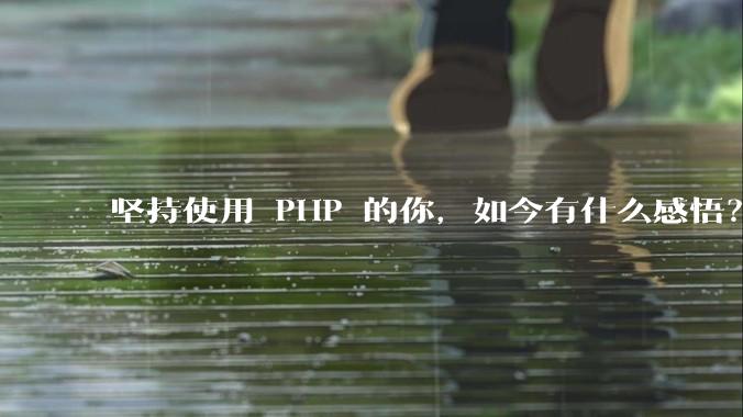 坚持使用 PHP 的你，如今有什么感悟？